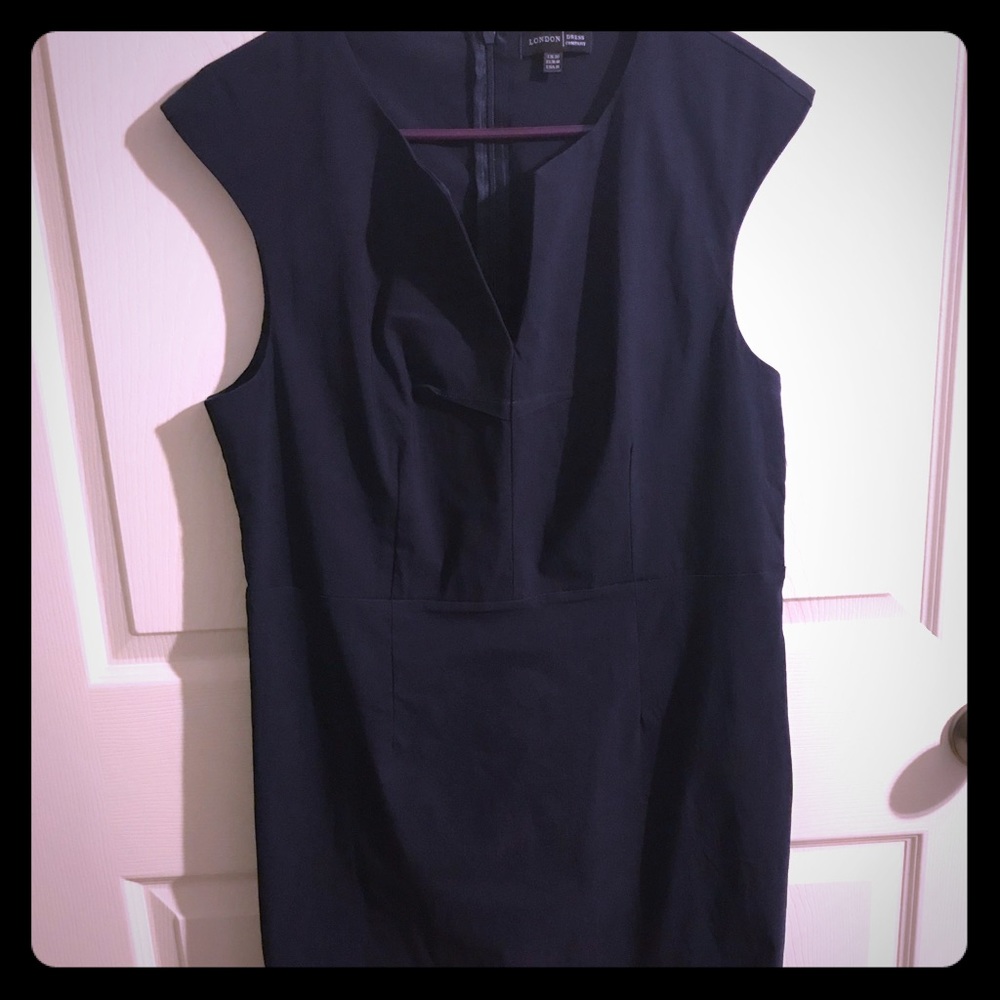 Beautiful navy sheath dress